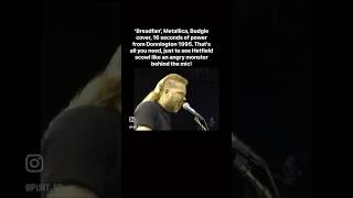 ‘Breadfan’, Metallica’, Budgie Cover. Hetfield: This Monster Lives!