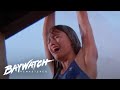 DISASTER UNFOLDS As Water Flume Ride Fails Can She Hold On Baywatch Remastered