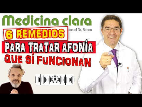 TRATAR la AFONÍA 6 REMEDIOS EFECTIVOS | Medicina  Clara