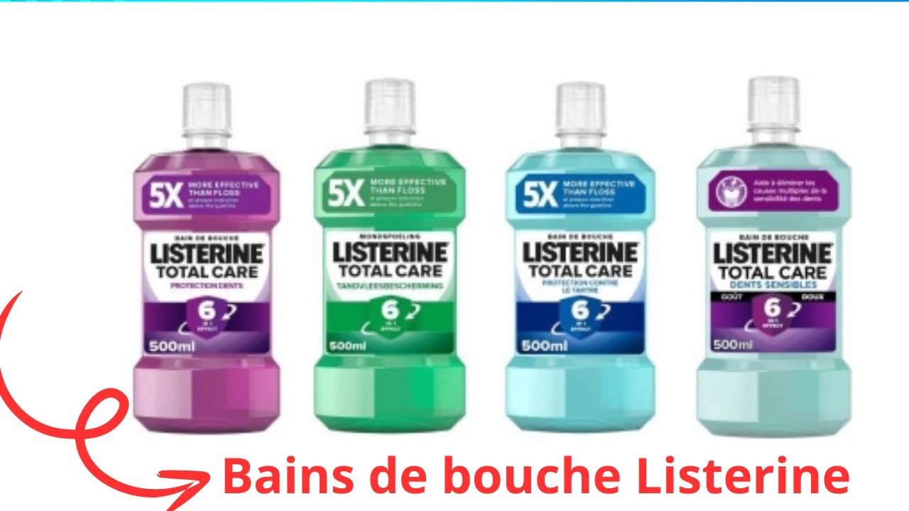 🏆MEILLEUR BAIN DE BOUCHE LISTERINE POUR GENCIVES
