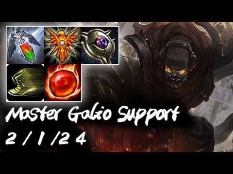 Master Galio Support vs Fiddlesticks | Korea High Elo Replays