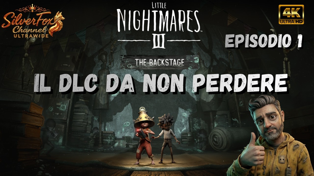 LITTLE NIGHTMARE III THE BACKSTAGE - 01 - GAMEPLAY ITA - PC - PS5 - WALKTHROUGH - ULTRAWIDE - 21:9