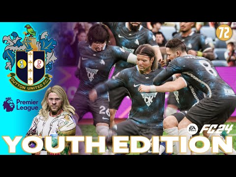 NEW FORMATION AND TRANSFER WINDOW! | EA FC 24 CAREER MODE - YOUTH ACADEMY | SUTTON UNITED | EP72