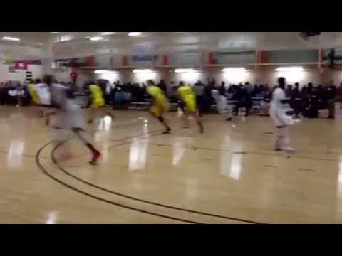 Jimmy Staiti #35 Yellow North Georgia Heat offensive rebound and tip in