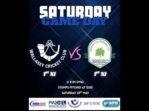 Wallasey CC 1st XI vs Newton Le Willows CC 1st XI