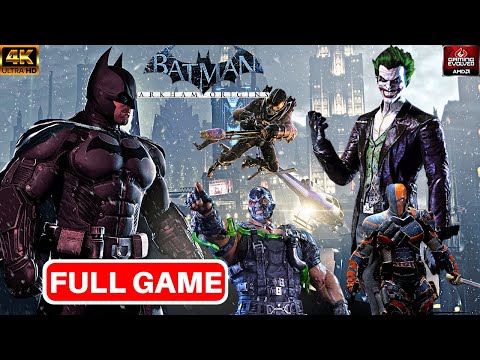 BATMAN ARKHAM ORIGINS Gameplay Walkthrough Part 1 FULL GAME [4K 60FPS PC] - No Commentary - R9 270X
