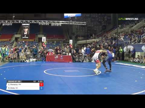 Junior GR 160 Round of 128 - Chase Pomeroy (MN) vs. Richard Dralu (ND)