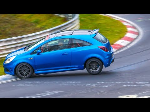 The Craziest Opel's of the NÜRBURGRING- MANTA, Omega, Corsa OPC, Speedster etc Touristenfahrten