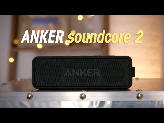 Vídeo relacionado con Soundcore Anker 2 Altavoz Bluetooth Portátil con Sonido Estéreo de 12 W, BassUp, IPX7 Resistente al Agua, 24 Horas Reproducción, Emparejamiento Estéreo Inalámbrico, para hogar, Exterior y Viaje
