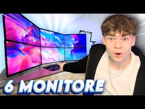 Dieses GAMING SETUP hat 6 MONITORE (Zuschauer Setups)