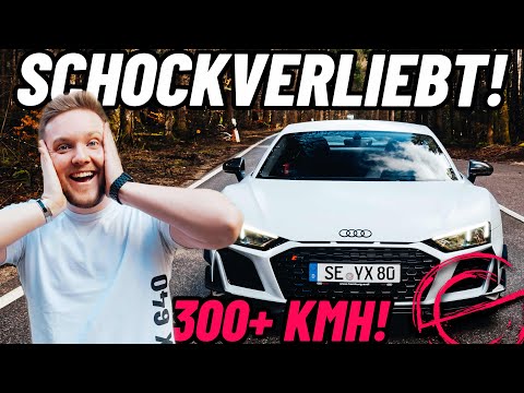 SUPERCAR REVIEW: AUDI R8 GT at over 300 km/h on the Autobahn! POV and more!