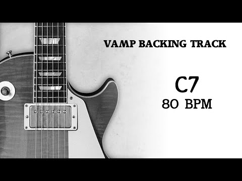 C7 Vamp Backing Track (Blues) 80 Bpm