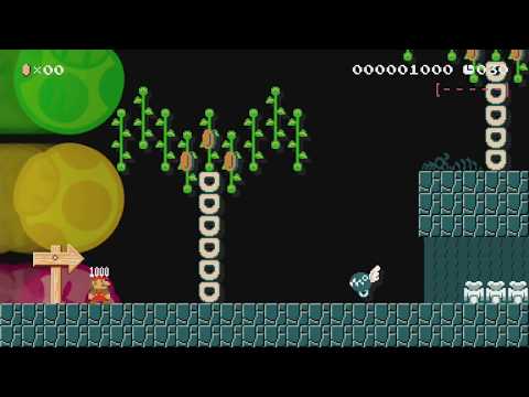 MK9 Isla de Chain Chomp ( →+Y ) by Roger - Super Mario Maker - No Commentary 1bp