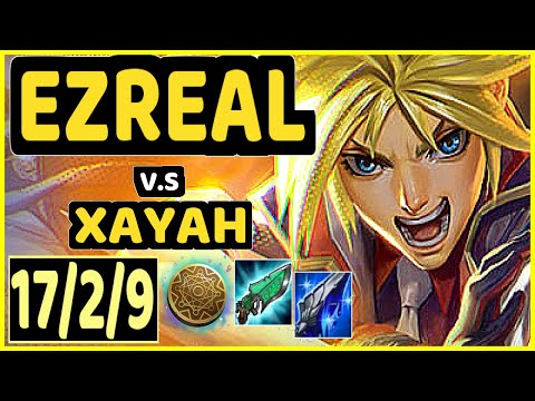 INNAXE (EZREAL) vs XAYAH - 17/2/9 KDA BOTTOM ADC GAMEPLAY - EUW Ranked GRANDMASTER