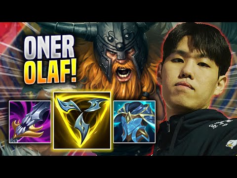 ONER IS A BEAST WITH OLAF! - T1 Oner Plays Olaf JUNGLE vs Elise! | Season 2023