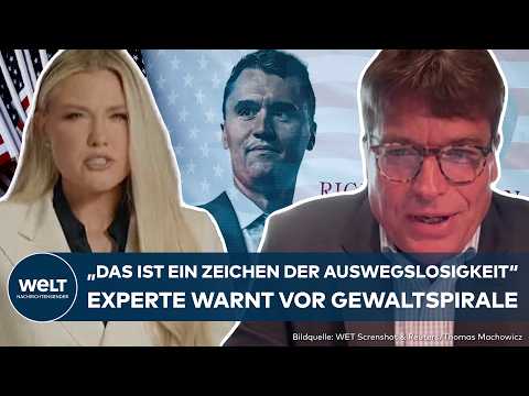 USA: "Du hast keine Ahnung, was du entfacht hast!" Experte warnt vor Gewaltspirale nach Mord an Kirk