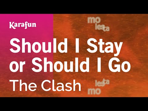 Should I Stay or Should I Go - The Clash | Karaoke Version | KaraFun