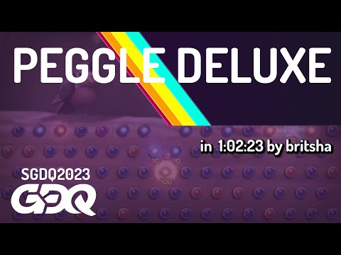 Peggle Deluxe by britsha in 1:02:23 - Summer Games Done Quick 2023