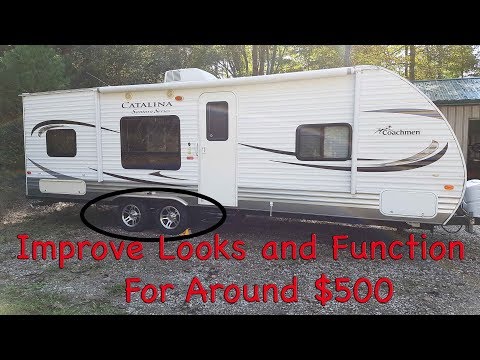 DIY Travel Trailer Aluminum Wheels and Tires Upgrade