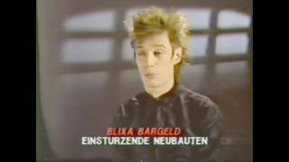 Einstürzende Neubauten - Interview with Blixa Bargeld on Transmission, ITV, 1989.
