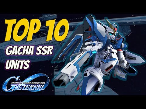 TOP 10 GACHA SSR UNITS SD Gundam G Generation Eternal