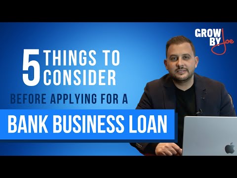 , title : '5 Things to Consider Before Applying for a Bank Business Loan'