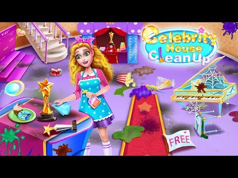 Superstar House Clean Up-Big House Cleaning Games Video