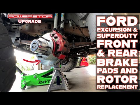 Ford Excursion/Superduty Front & Rear Brake Pads And Rotors Replacement How-To