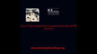 MAURIZIO BIANCHI / M.B. "Carcinosi" (excerpt)