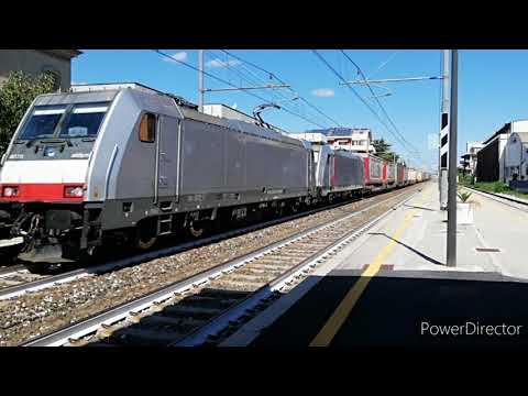 E483 313 + E483 312 IN TRANSITO A SILVI CON IL TCS VERONA - GIOVINAZZO