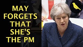 PMQs: Theresa May Forgets She's Meant To Be Running The Country | The Canary