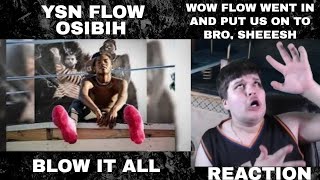 YSN Flow , Osibih - Blow It All (Official Music Video) REACTION