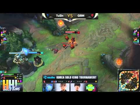 2.  GBM vs TuSin - Round of 6 - Game 2 - "The Solo King" Korean 1vs1 Tournament