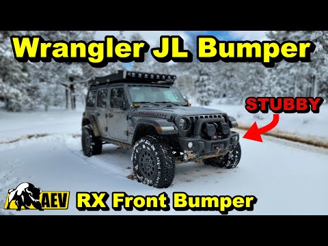 AEV RX \"Stubby\" Bumper Installation: Premium Jeep JL Wrangler Protection with TONS of options