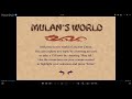 Mulan Special Edition Disc 1 2004 DVD Menu Walkthrough