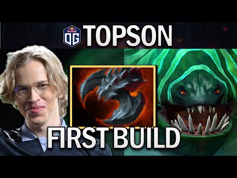 OG.TOPSON TIDEHUNTER TRYING NEW META - DOTA 2 7.29 GAMEPLAY