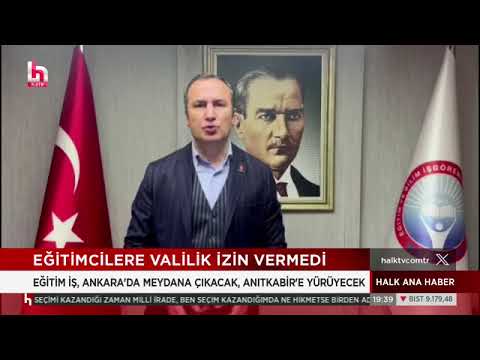 3 Mart Devrim Yasalarının kabulünün 100. Yılında Ankara Tandoğan Meydanında gerçekleştireceğimiz mitinge Ankara Valiliği tarafından izin verilmemiş olması Halk Tv’de haberleştirildi.  | EĞİTİM İŞ
