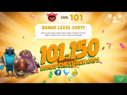 Angry Birds Evolution Level 101 - 150 Milestone Bonus Level Chest