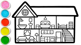 Download lagu Lovely Dollhouse Picture Drawing, Painting, Coloring for Kids, Toddlers | Learn Furniture Names #360 mp3 Download lagu Lovely Dollhouse Picture Drawing, Painting, Coloring for Kids, Toddlers | Learn Furniture Names #360 mp3