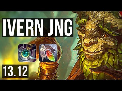 IVERN vs KINDRED (JNG) | 2/0/12, Rank 3 Ivern, 800K mastery | KR Grandmaster | 13.12