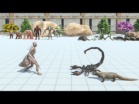 2 VS 1 INFERNALS VS REPTILES + GIANT INVERTEBRATES - Animal Revolt Battle Simulator