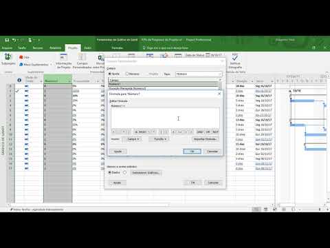 Ms Project - Progresso Planejado vs Realizado (Parte 2)