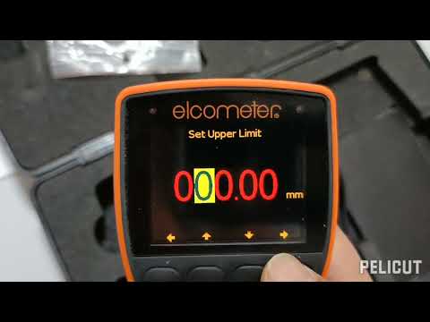 demonstration of elcometer MTG8 thickness gauge