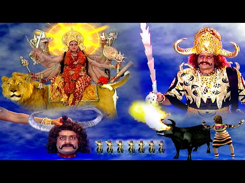 Mother Durga fought a fierce battle with Mahishasura for nine days, then see what happened on the...