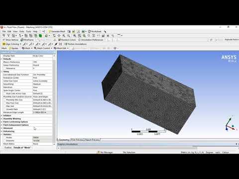 Fine meshing#using refinement option in meshing in Ansys workbench #CFD #Amazingview