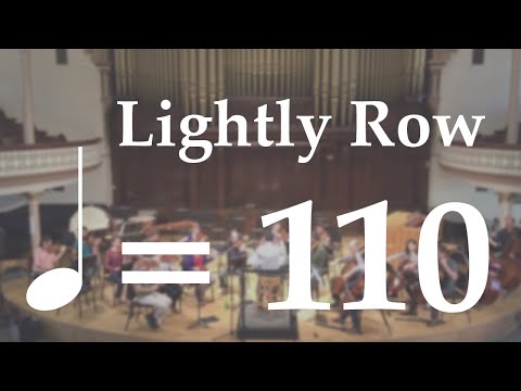 Suzuki Violin Book 1 | Lightly Row | Orchestral Accompaniment | 110 BPM