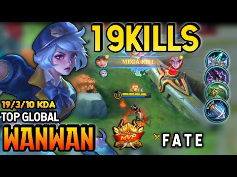 WANWAN BEST BUILD 2022 | TOP GLOBAL WANWAN GAMEPLAY | MOBILE LEGENDS