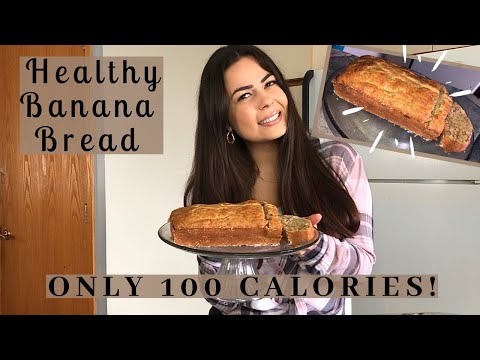 How to Make the BEST HEALTHY AND LOW-CALORIE BANANA BREAD!