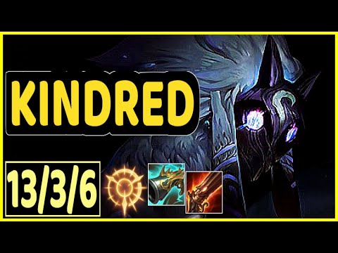 KINDRED VS EKKO - 13/3/6 KDA JUNGLE GAMEPLAY