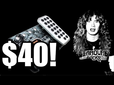 The forgotten $40 Dave Mustaine Effects pedal?  Megadeth Zoom G2.1 DM.